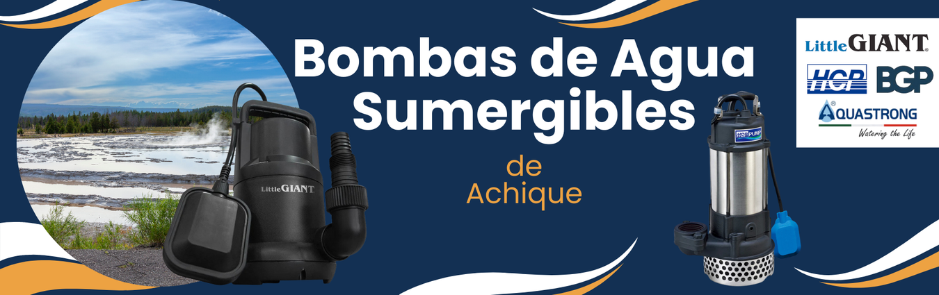 Bombas de Agua Sumergible de Achique