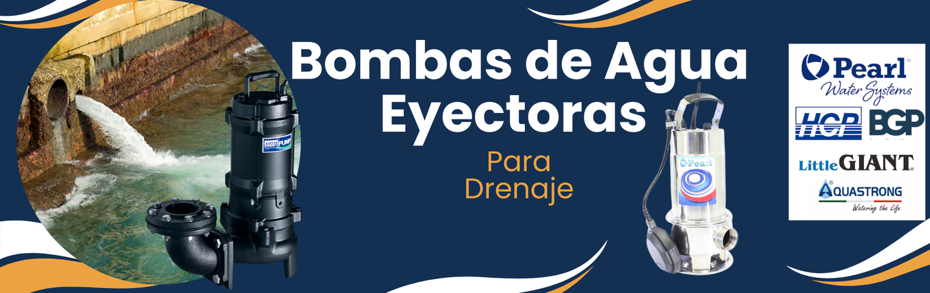 Bombas de Agua Eyectoras para Drenaje