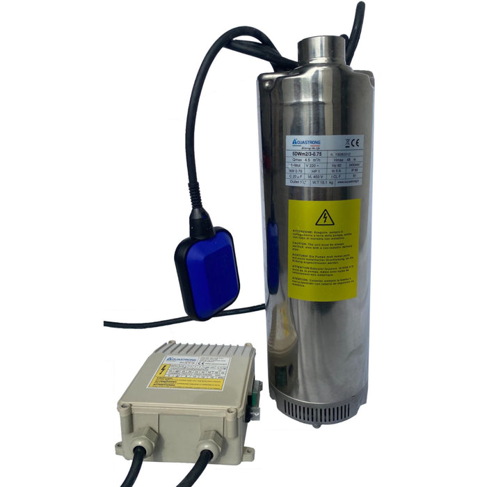 Bomba de Agua Sumergible de Achique de 3-0.75 a 1 Hp, Aquastrong