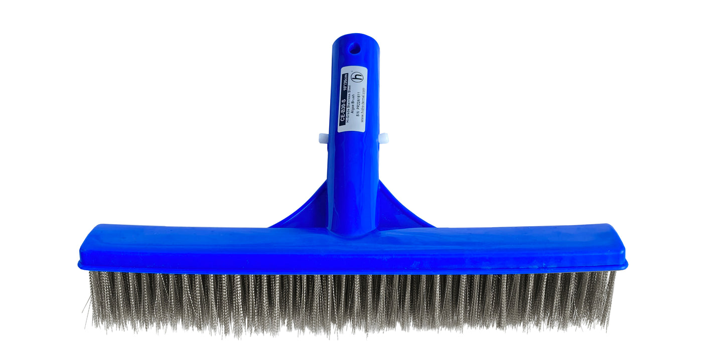 Cepillo para Piscina con Cerdas Acero de 10", Hidrotermal