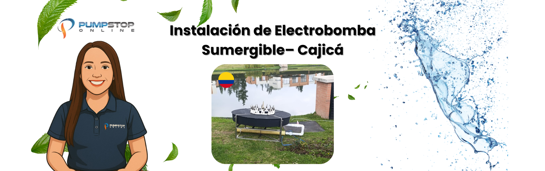 Instalación de Electrobomba Sumergible Pearl en Fuente Residencial – Cajicá, Colombia