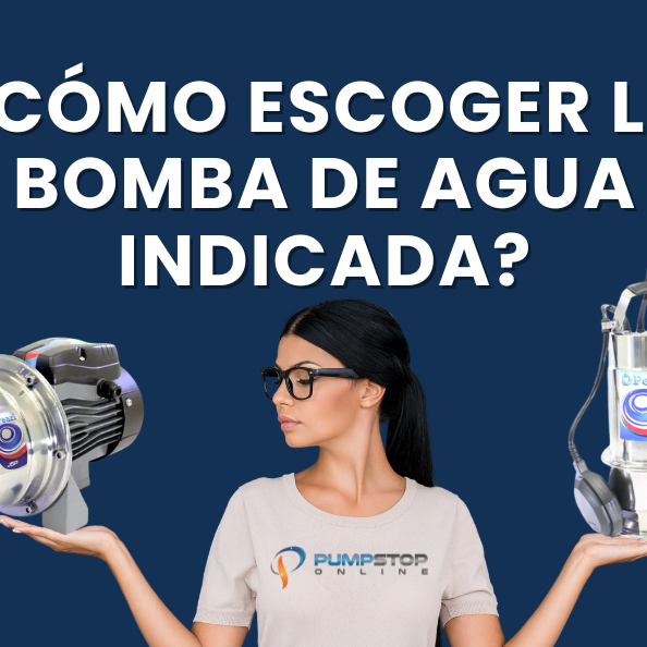 ¿Cómo escoger la bomba de agua indicada?