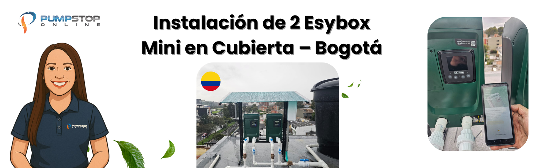 Instalación de 2 Esybox Mini en Cubierta – Bogotá