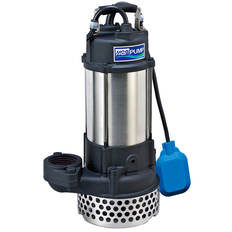 Bomba de Agua Sumergible de Achique Serie A-21-3F de 230 a 460 V con Boya, HCP