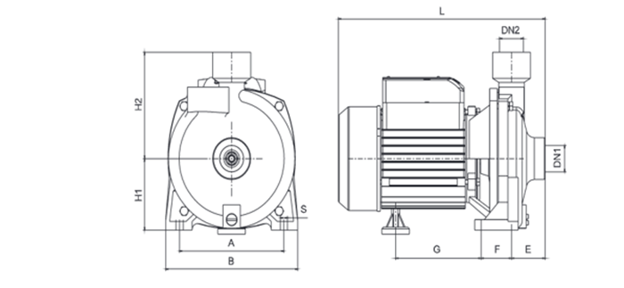 Bomba de Agua Centrífuga Serie LCP de 1 Hp, Little Giant
