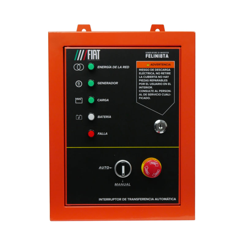 Generador a Gasolina Inverter con ATS de 17.5 Hp, FIAT
