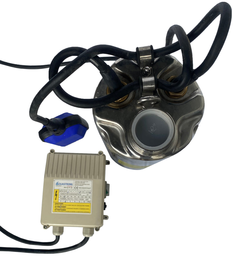 Bomba de Agua Sumergible de Achique de 5-15.5 a 2 Hp, Aquastrong